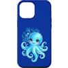 Ocean Aesthetic Decor Custodia per iPhone 12 Pro Max Carino Polpo Cartoon Teal Blu Mare Subacqueo Bella