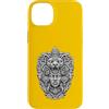 Wholesome Sketch Co Custodia per iPhone 14 Plus Maya Jaguar Stone Mask Antico Tempio Guardian Art