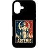 Moon female Goddess Huntress Artemis Myt Custodia per iPhone 17 Artemide Luna femmina Dea Cacciatrice Foresta Frecce
