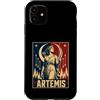 Moon female Goddess Huntress Artemis Myt Custodia per iPhone 11 Artemide Luna femmina Dea Cacciatrice Foresta Frecce