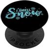Snow winter cold ice frost season winter Sento odore di neve Stagione invernale Slittamento PopSockets PopGrip Adesivo