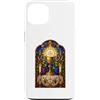Holy Art Custodia per iPhone 13 Opera d'arte a mosaico gotico cattolico calice ed eucaristia