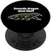 Komodo Dragon Gift Reptile Enthusiast Li Komodo Dragon Lover Komodo Drago Rettile Amante Lucertola PopSockets PopGrip Adesivo