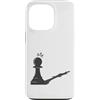 Chess Strategy Brain Sports Board Game K Custodia per iPhone 13 Pro Scacchiera con ombre drammatiche
