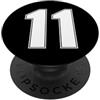 NUMBERED SPORTS ATHLETIC TEAM JERSEY MAGLIA SPORTIVA NUMERO 11 ELEVEN AGE ANNO #11 PopSockets PopGrip Adesivo