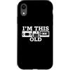 Funny 80s Saying & Funny 80s Designs Custodia per iPhone XR I' m This Old - Funny Saying Cassette Novità Umorismo Retro anni '80
