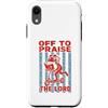 Frog Faith Revival Custodia per iPhone XR Fuori per lodare Dio il Signore - Divertente umorismo Christian Frog