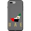 UAE Flag Heritage Clothing & Gifts Custodia per iPhone 7 Plus/8 Plus Emirati Arabi Uniti Emirati Patriottici Uomini Donne Bambini Emirati Arabi Uniti