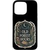 Jimbeels Custodia per iPhone 15 Pro Max Old Forest Hours bosco felci funghi