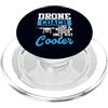 UAV Pilot & Drone Aviation Humor Studio Drone Coach Regular Coach Solo Modo Cooler UAV Umorismo PopSockets PopGrip per MagSafe