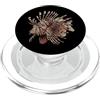 Pesce Leone Pesce Tropicale Oceano Pesce Leone Acquario Di Acqua Salata Subacqueo PopSockets PopGrip per MagSafe