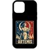 Moon female Goddess Huntress Artemis Myt Custodia per iPhone 12 mini Artemide Luna femmina Dea Cacciatrice Foresta Frecce