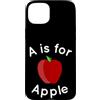 Apple Toddler and Adults Apple Picking D Custodia per iPhone 15 Plus A sta per Apple Toddler Teacher Kindergarten Class Preschool