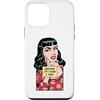 Grandio Design Funny Pop Art Gifts Custodia per iPhone 12 mini Sarcasmo It's How I Hug Sarcastico Vintage Retro Pop Art Girl
