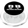 Cheer Captain And Cheerleader Gifts For Cheerleader La tua ragazza La mia ragazza Divertente Cheerleading PopSockets PopGrip per MagSafe