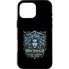 Mythic Medusa Gothic Aesthetic Custodia per iPhone 16 Pro Max Medusa Futuro Medievale Cyber Gotico Mitico Aegis