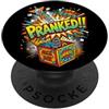 Pranked Jack in the Box Clown Comic Pop Ha fatto uno scherzo a Jack in the Box Comic Clown Comic Pop Art Co. PopSockets PopGrip Adesivo