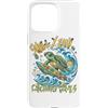 Forofo 100 Custodia per iPhone 15 Pro Max Divertente tropicale Surfing Sea Turtle Summer Beach Vacation