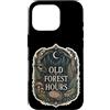 Jimbeels Custodia per iPhone 16 Pro Old Forest Hours bosco felci funghi