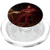 Art Pop Mobile Gallery Sad Court Jester Stancyk Seduto Polacco Rosso Fool Belle Arti PopSockets PopGrip per MagSafe