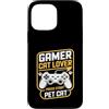 Cat Gaming Controller Lover Custodia per iPhone 13 Pro Max Gamer Cat Lover Premi Start Pet Cat
