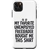 Happy Father's Day Pet Paw Baby Freeload Custodia per iPhone 11 Pro Max 2 Il freeloader disoccupato preferito di mio padre mi ha comprato questo