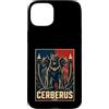 Cerberus Greek Mythology Underworld Hell Custodia per iPhone 15 Plus Cerberus Trinferno a tre teste Guardiano Dell'Ade