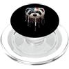Paint Dripping Patriotic 4th of July US Furetto Bandiera Americana USA Drip Graffiti Amante Patriottismo PopSockets PopGrip per MagSafe