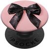 pink cute theme Girly || Fiocco Acquerello || Coquette || Fiocco Estetico Nero PopSockets PopGrip Adesivo