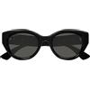 Gucci Occhiali da Sole GG1976SK 001 Nero/Grigio Donna 52/21/145