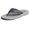 Reef Phantoms Mens Beach Flip Flop, Water Friendly, Soft and Supportive Molded Footbed, Grey/Light Grey/Blue, 12