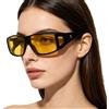 Generic Occhiali da sole da uomo per guida notturna, regolabili, occhiali da sole trasparenti per adulti, camion, pesca, alpinismo, campeggio, corsa, sport, ciclismo, equitazione, moto, bicicletta