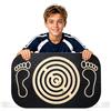 HOTGOSP Balance Board in legno con labirinto, per bambini, per fitness e yoga, con labirinto a sfera, per sport interattivi in famiglia