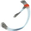 Yhenlovtt Beads Test Lu Leader 24,9 kg Power Handle Fishing Leaders con Snap Fishing Plus Lb 90 Main 68 Cm Saltwater Swivels Wire Rig for 6pack (1 Blue Head)