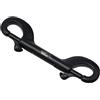 Yhenlovtt Accessori per attrezzature subacquee con gancio compatibile con cuscinetti a pressione Bcd, 100 mm, per cintura in acciaio inox 316 e chiusura a scatto a doppia estremità (nero)