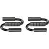 Homyl 2 Barre per Flessioni, Supporto per Flessioni, Allenatore per Verticali in Metallo Portatile