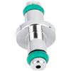 Folpus Scuba Diving Swivel Spool Portatile con O Rings Valvola Core per Immersione in Metallo Resistente Adattatore Tubo Pressione Rotondo Sostitutivo