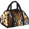 DUWAA Borsa portaoggetti con stampa di Jaguar per bambini, accessori per bruciatori di legna, borsa per attrezzi resistente per interni ed esterni