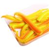 Yhenlovtt Set di 10 esche artificiali da pesca in finto baco da seta, con simulazione fagostimolante marina, 40 cm, per gamberetti, lombrichi estensibili (no 4 yelloworange)