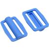 Yhenlovtt Fibbia per cinture subacquee, 52 mm, in plastica, peso 52 cm, regolazione rapida, per cinghia fibbia per attrezzatura da snorkeling, compatibile con Diving Wide Web (blu)
