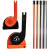 Fonowx Golf Swing Attrezzo Allenamento Golf Palo Indicatore Direzione Disc Calibrato Postura Swing Piano Realizzato in Fibra Pp Facile da
