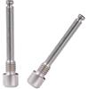 Yhenlovtt Inserti esagonali per freno a disco in lega, per montagne filettate di 2 bulloni Avid Pack da 3 mm 24 nm (argento)