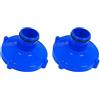 Zxfdsfdbnm Adattatore resistente alle perdite converte da 80 mm a 32 mm per aspirapolvere Costruzione ABS Montaggio rapido senza attrezzi Adattatore per aspirapolvere per piscina