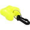 Yhenlovtt Regolatore per polipo, per 2° stadio, per immersioni e snorkeling, clip di fissaggio in PVC con struttura arancione/gialla brillante, adatto per S (giallo)