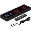 YUYTE Palestra LED LED Intervallo Timer Allenamento in Palestra Conto alla Rovescia/Cronometro, Timer di Allenamento Telecomandato per Fitness a Casa, Display Ad Alto Contrasto per Gruppo e Individuo