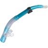 Rcniso Tubo di Respirazione per Immersione Professionale Sicuro e Durevole Semi-asciutto per Nuoto e Snorkeling Blu Trasparente 18,1 (#2)