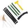 Generic Kit raddrizzamento albero | di supporto per alberi resistenti - per trampolino, capanno, serra, baldacchino, giochi, attrezzature contro cattive intemperie, protezione dal