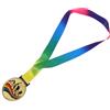 TOYANDONA Medaglia Premio Arrampicata 2,8 Pollici in Lega di Zinco Oro | Nastro da Collo Incluso, Superficie Liscia e Lucida per Incisione, Bordi Arrotondati Leggeri