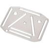 KiBcsLic Cintura Pesata Subacquea Fibbia Fermacorda Fermafettuccia Porta Accessori Side Mount in Acciaio Inossidabile Anti Ruggine per attività Sub