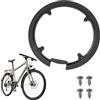Bravien Protege Chaine Bicicletta Montagna Nero, Vassoio 42-44 Denti Compatibile, Protezione Catena Bici MTB, Accessorio Bici per Trasmissioni Stabili, Resistente, Facile da Installare